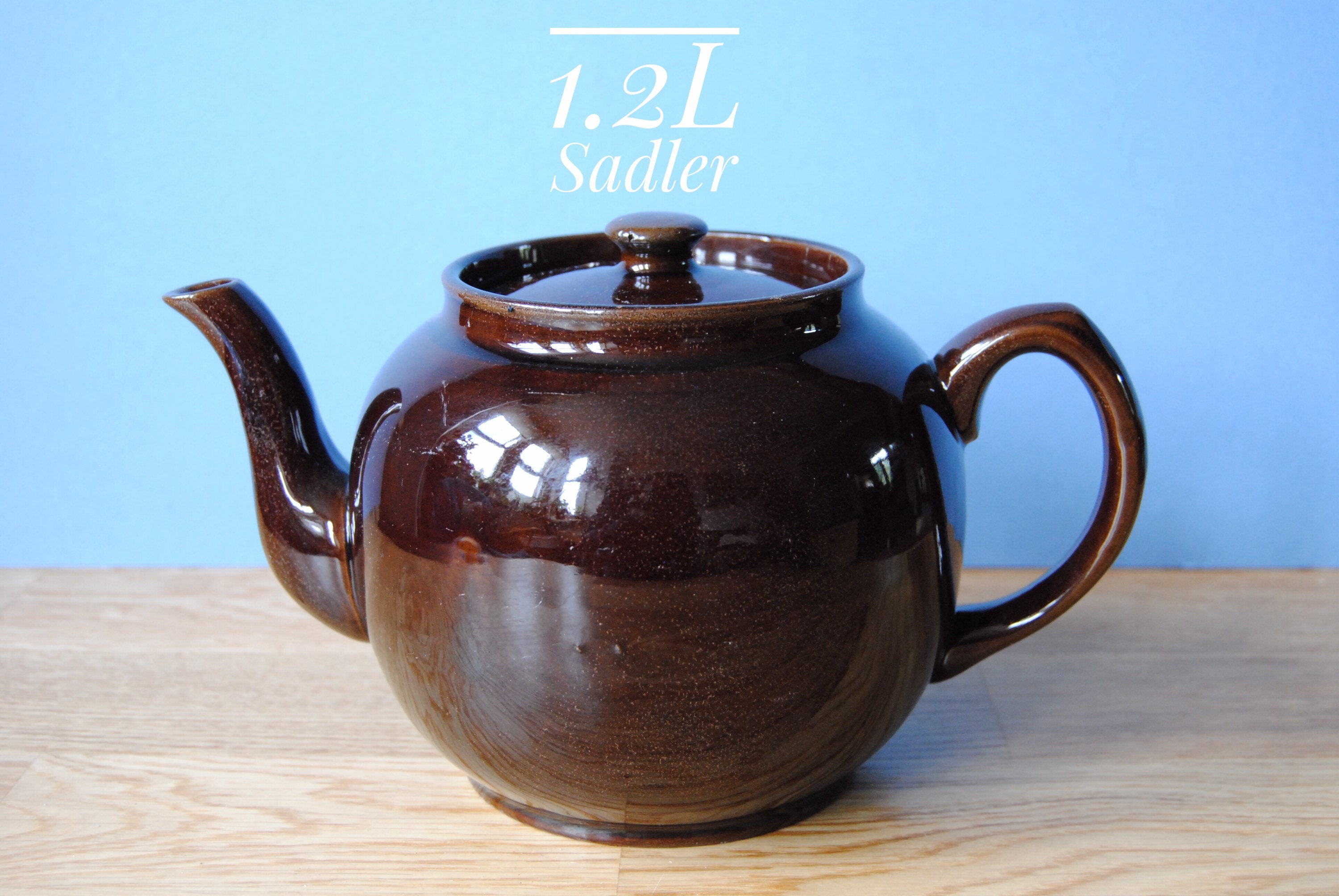 Vintage Brown Betty Teapots by Sadler Price & Kensington and Etsy UK