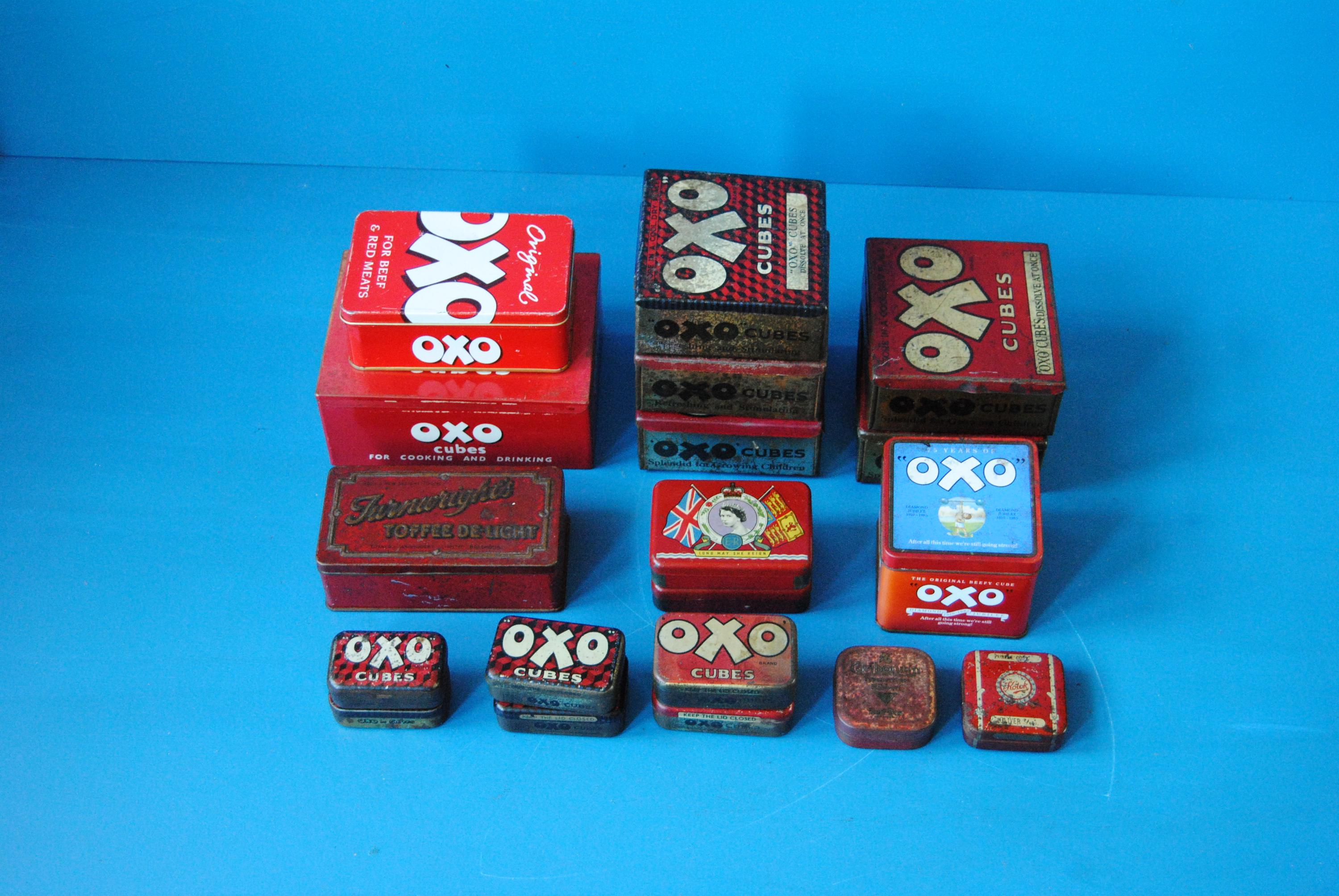 Vintage Red Metal Advertising Tins: Collectible Oxo Storage - Etsy UK