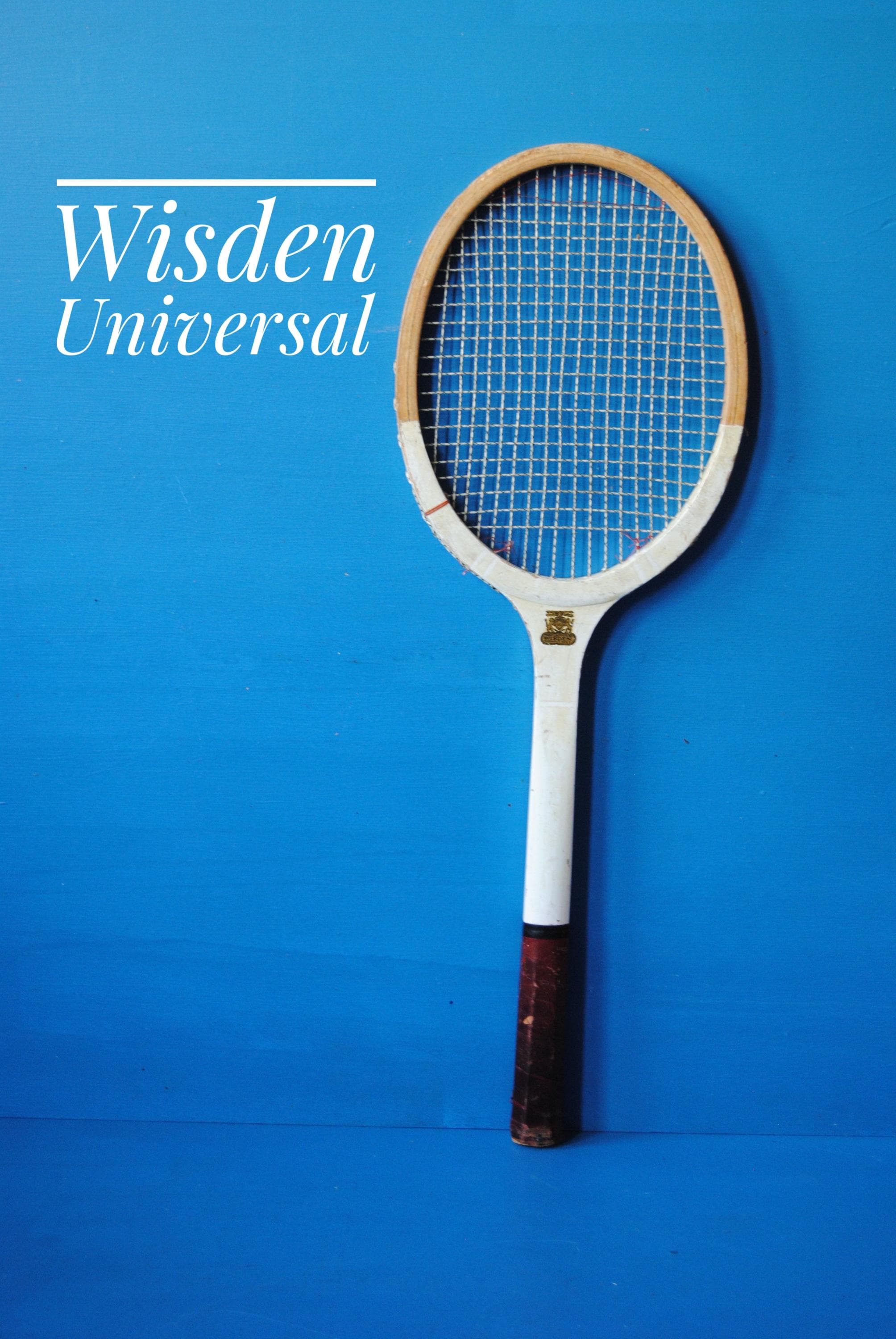 Vintage Wooden Tennis Racket: Dunlop, Slazenger - Games Room