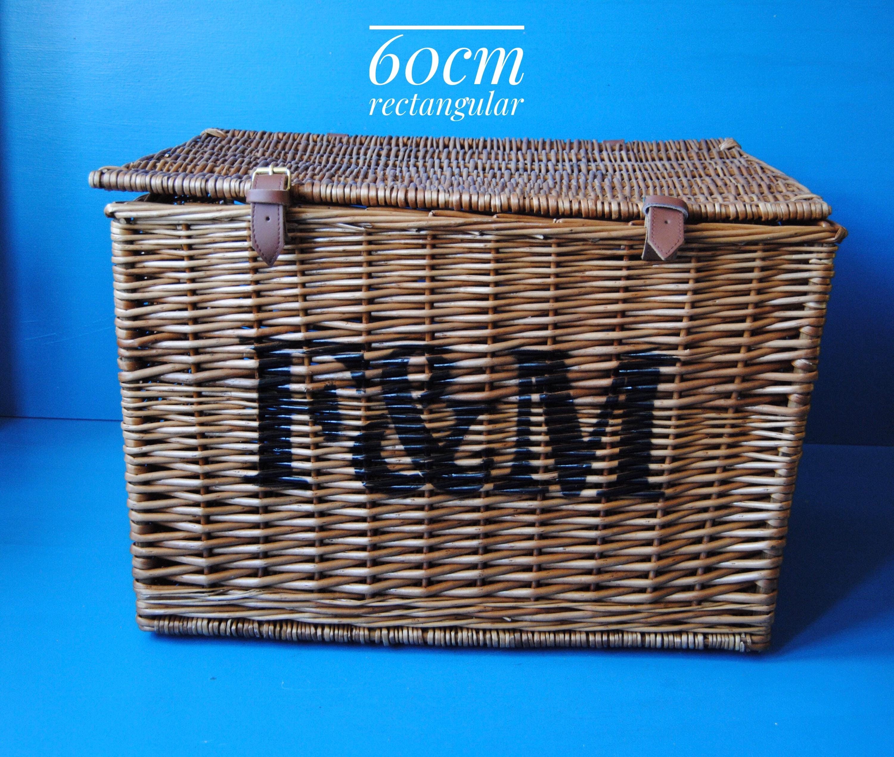 Fortnum and Mason Wicker Hamper Basket: Farmhouse Storage, XL to