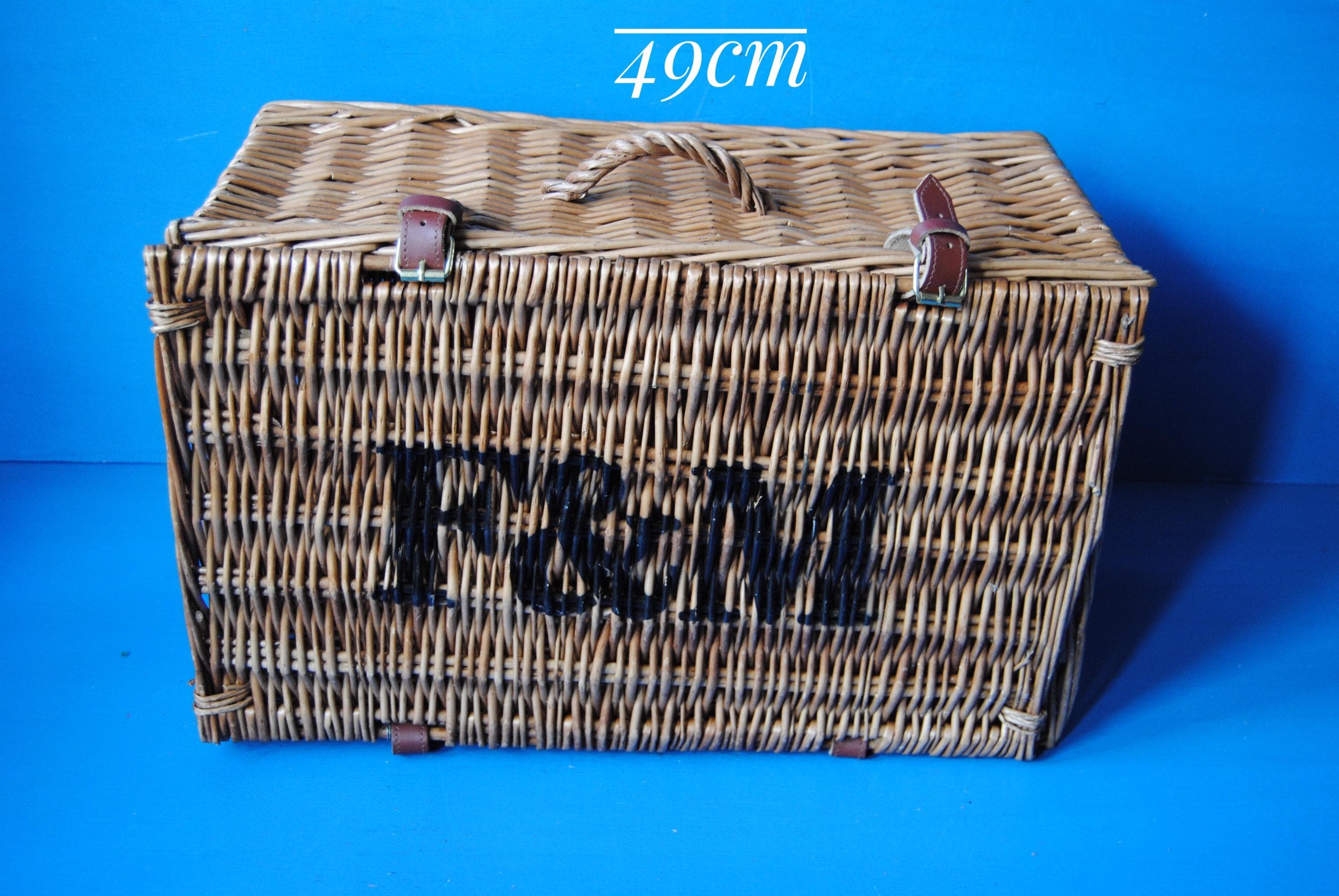 Fortnum and Mason Wicker Hamper Basket: Farmhouse Storage, XL to