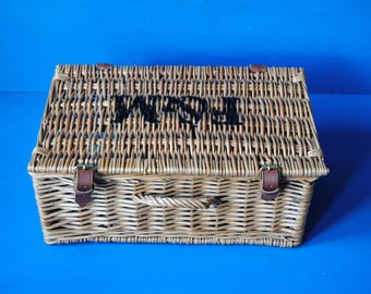 Fortnum and Mason Wicker Hamper Basket: Farmhouse Storage, XL to