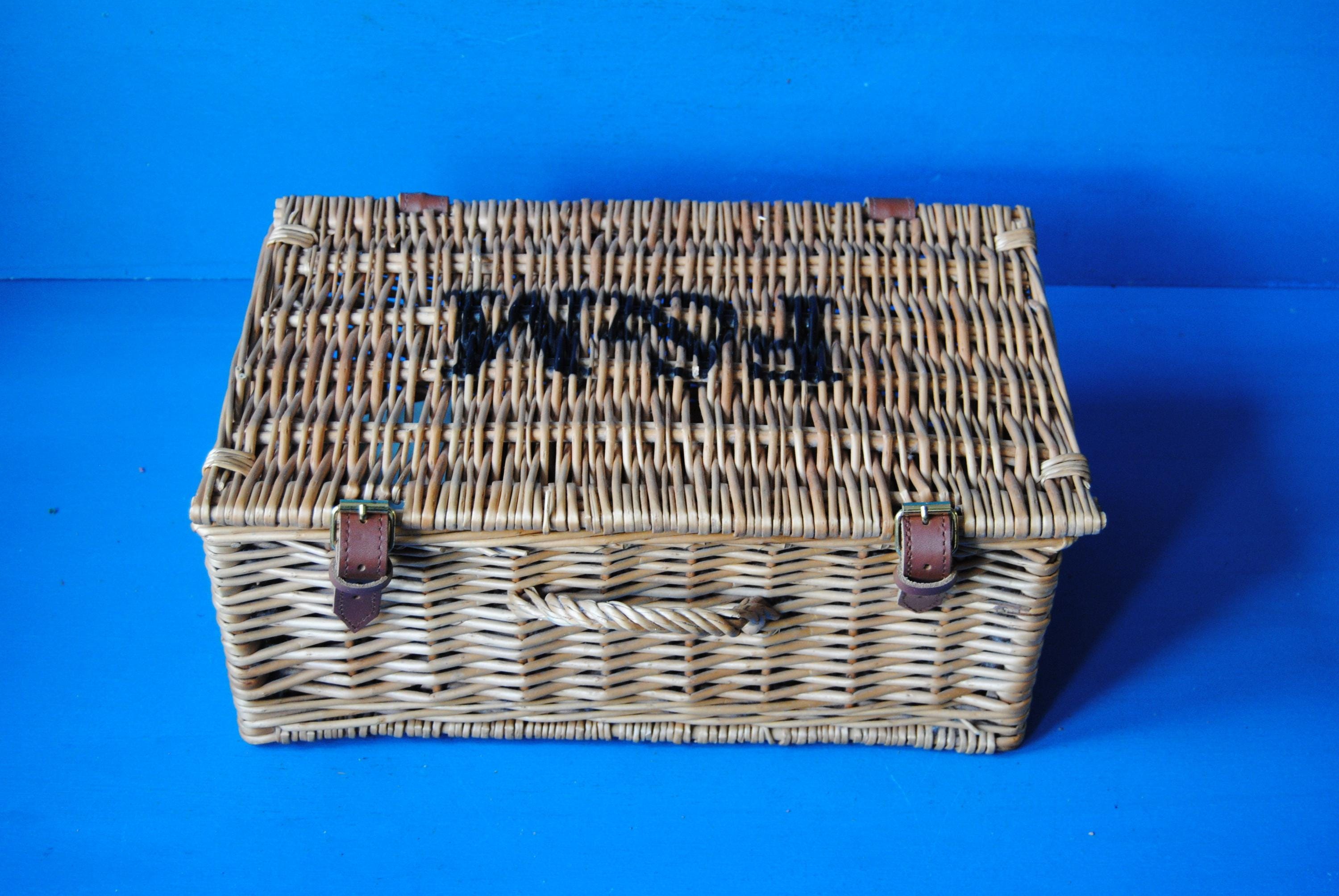 Fortnum and Mason Wicker Hamper Basket: Farmhouse Storage, XL to