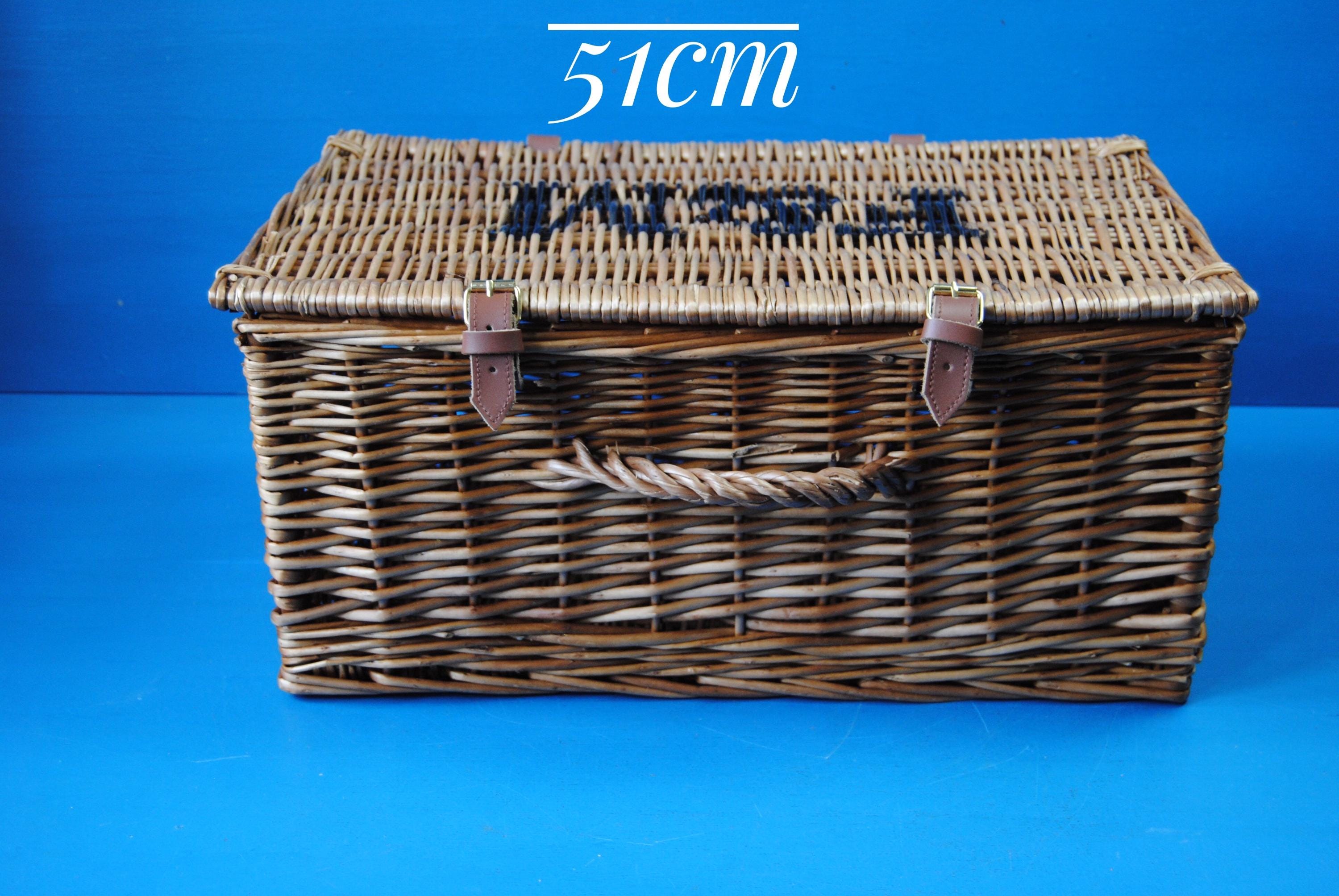 Fortnum and Mason Wicker Hamper Basket: Farmhouse Storage, XL to