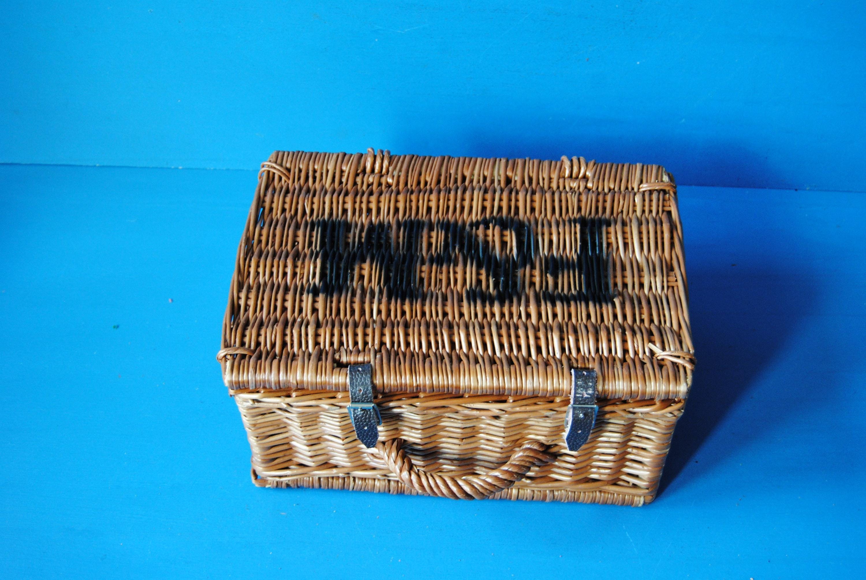 Fortnum and Mason Wicker Hamper Basket: Farmhouse Storage, XL to