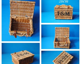 Fortnum and Mason Wicker Hamper Basket: Farmhouse Storage, XL to