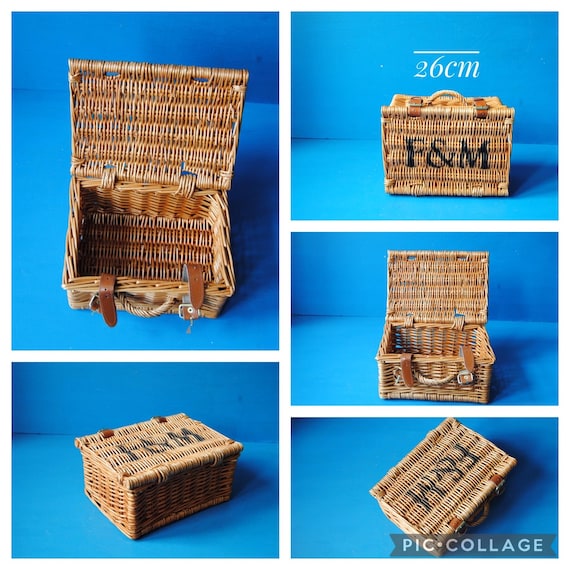 Fortnum and Mason Wicker Hamper Basket: Farmhouse Storage, XL to