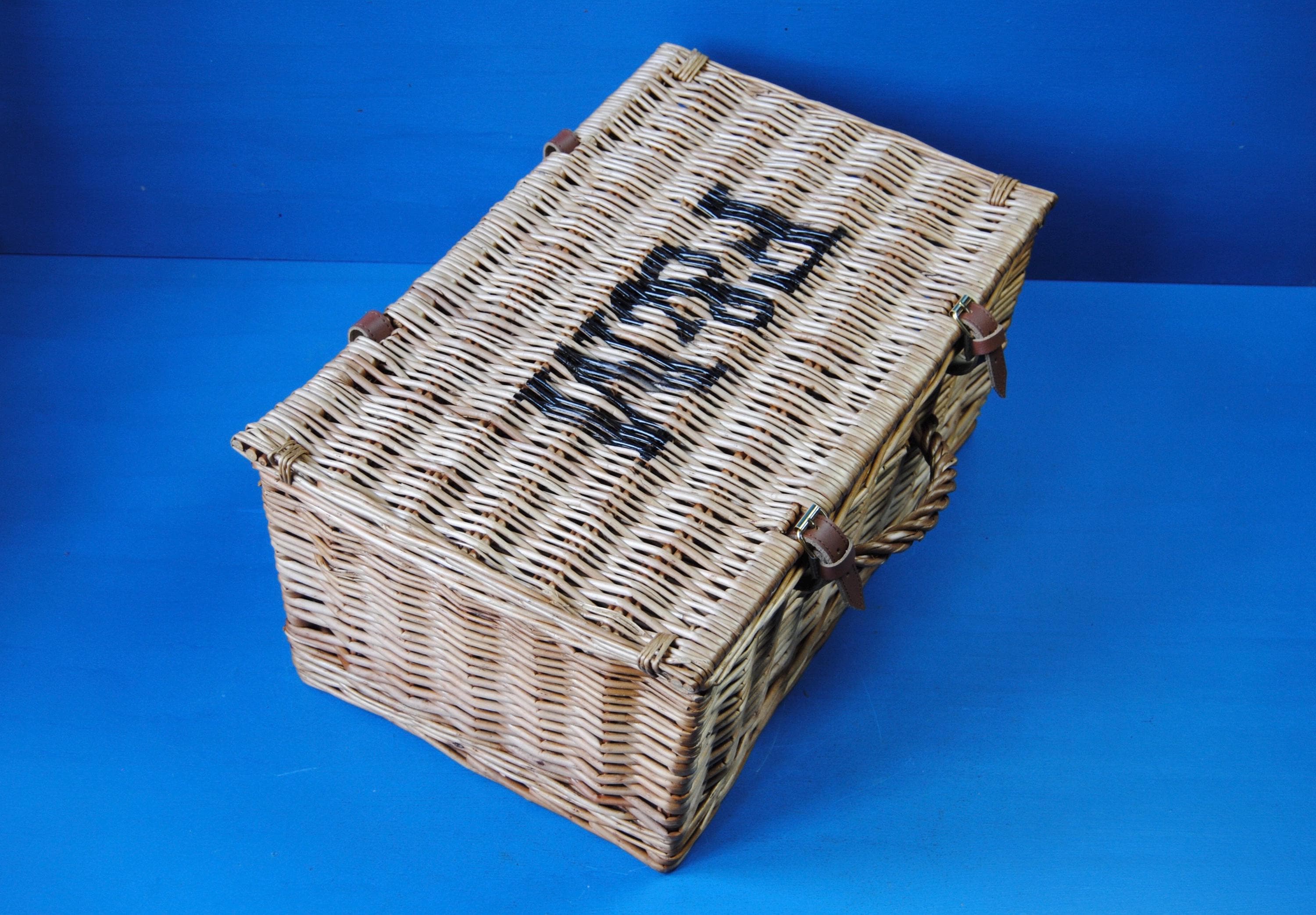 Fortnum and Mason Wicker Hamper Basket: Farmhouse Storage, XL to