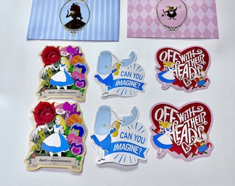 Disney Alice in Wonderland cards envelopes Official Licensed