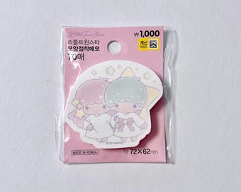 Sanrio Little Twin Stars Sticky Memo Pads Pink  Official Licensed