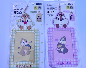 2 Chip ‘n Dale Photocard Keyrings Official Licensed NIP