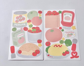 2 Tomato Stickers Assorted lot