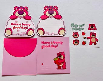2 Disney Pixar Toystory Lotso  cards  official licensed