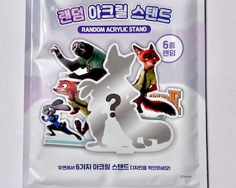 1 Disney Zootopia RANDOM Acrylic Stand Official Licensed NIP