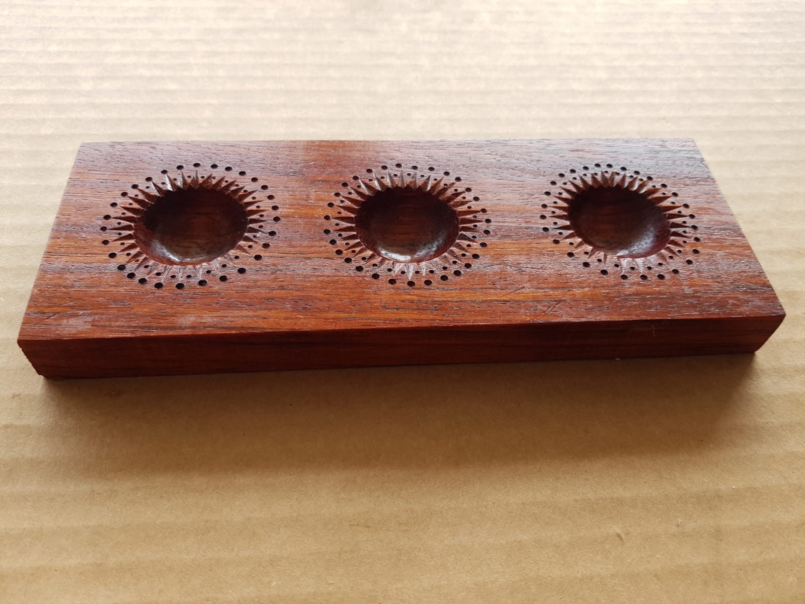 Triple Ravioli Mold Hand Carved Wooden Ravioli Mold Etsy