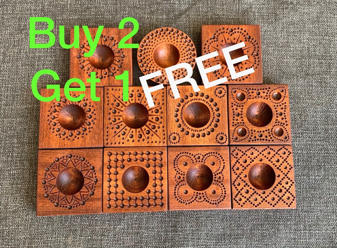 Buy 2 Get 1 FREE Ravioli Molds 7x7 Cm Hand Made Wooden Etsy