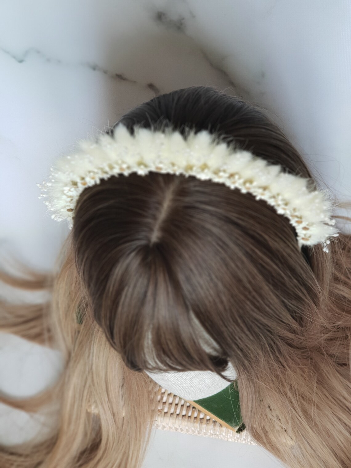 Dried Flower Tiara Bridal Tiara Wedding Tiara Made of Etsy