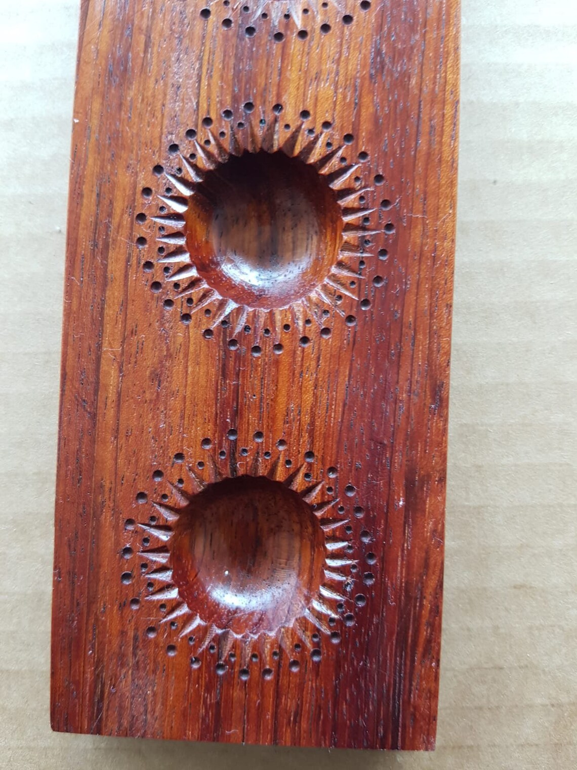 Triple Ravioli Mold Hand Carved Wooden Ravioli Mold Etsy
