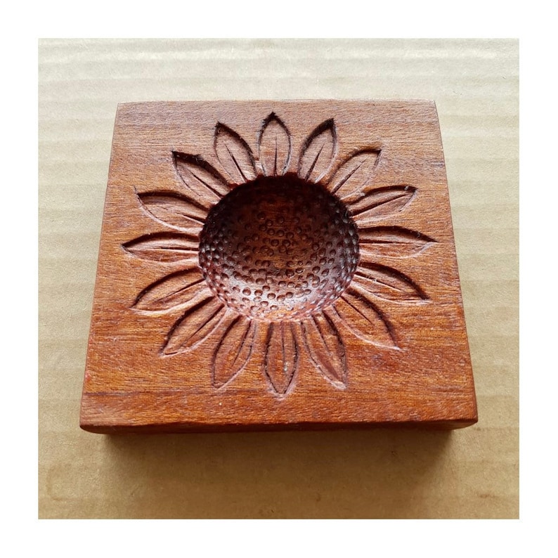 Sunflower Shaped Wooden Ravioli Mold Pasta Tool Wooden Pasta Etsy