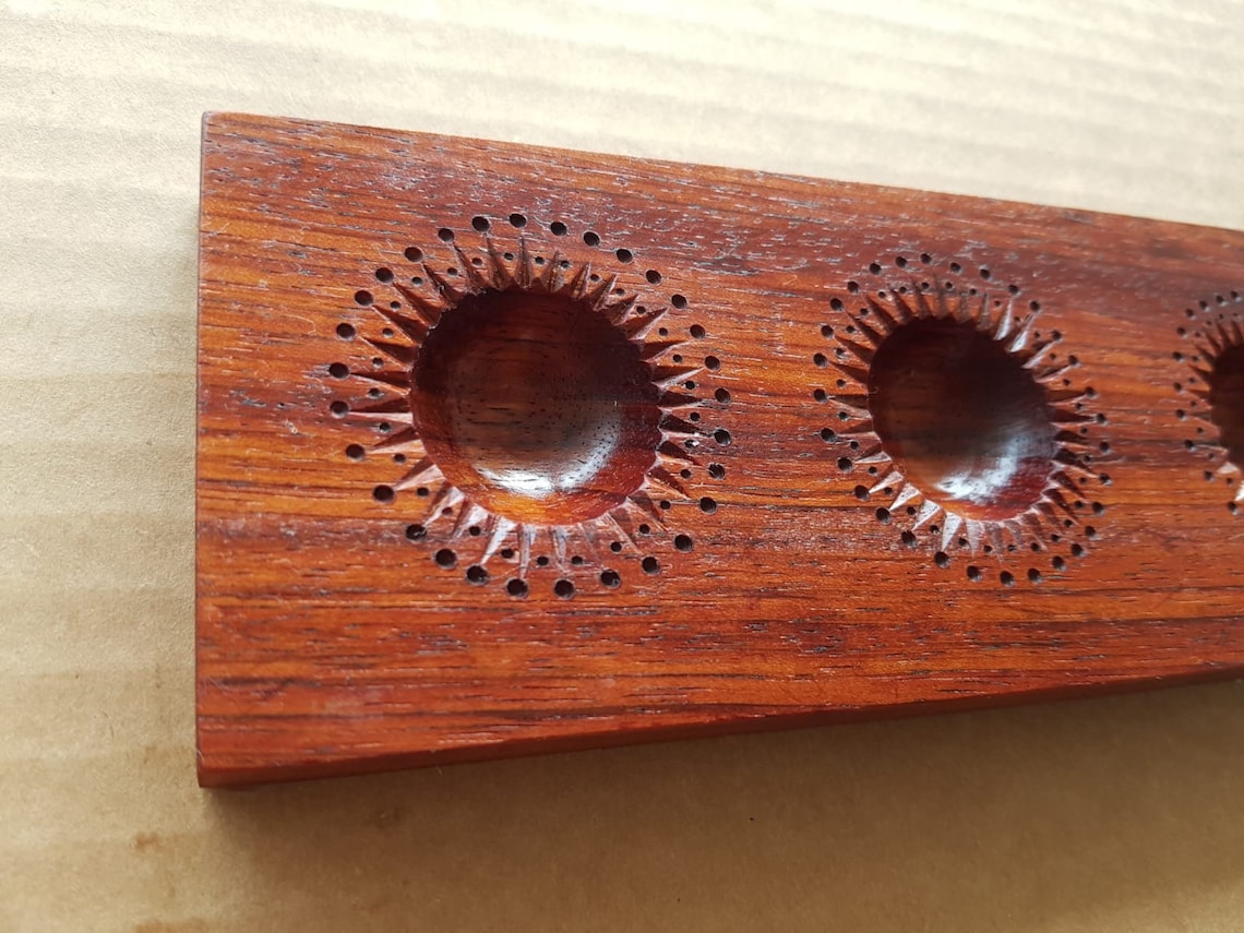 Triple Ravioli Mold Hand Carved Wooden Ravioli Mold Etsy