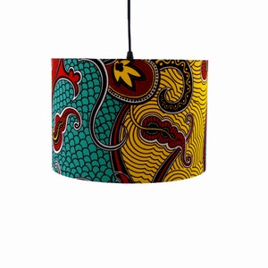 African drum lampshade, Lampshade Table Lamp
