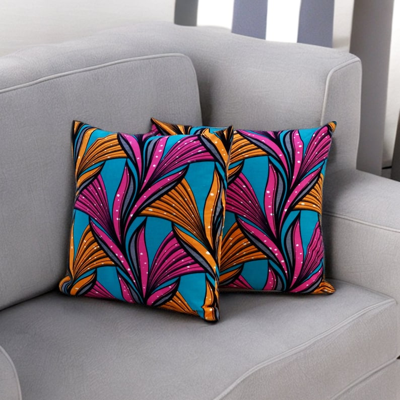 Throw Pillow Cover African Pillow Cover image 1