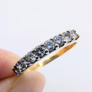 18ct Gold Diamond Half Eternity Ring sku1732