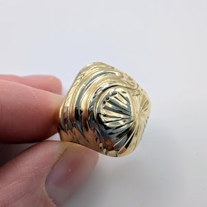 14k Gelbgold Statement Ring sku1699