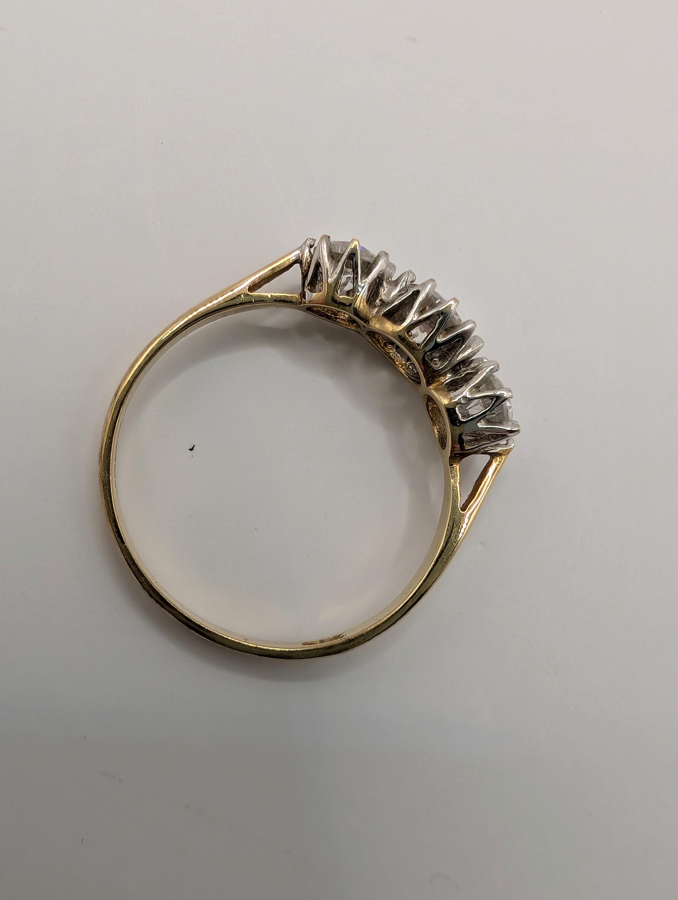 9ct Yellow Gold Vintage Trinity Ring Sku1982 - Etsy