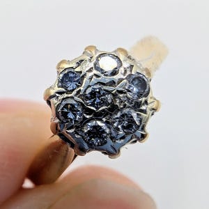 Anello con diamanti in oro 9 carati sku1739