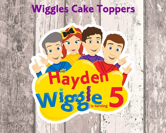 wiggles cake topper wiggles