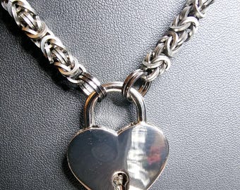 Collar de día de malla con cierre elegante: alambre cuadrado de acero inoxidable