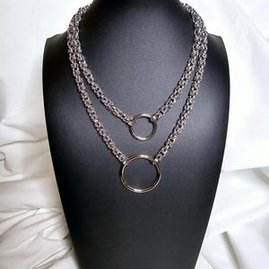 Byzantine Stainless Steel Functional Chainmaille Day Collar – Discreet, Durable, Everyday Wear And Play.