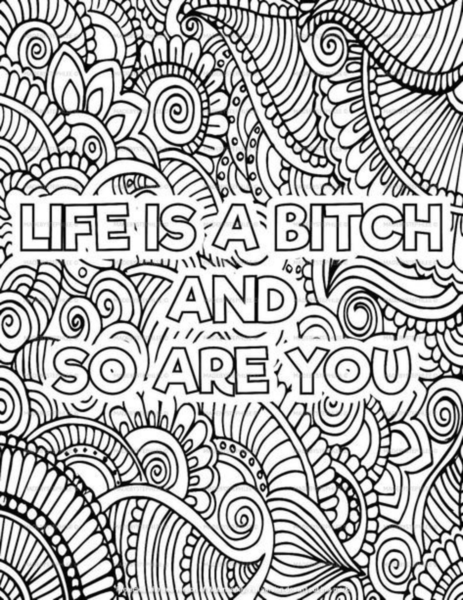 Adult coloring pages curse coloring - Il 1588xN.3255588517 8qcn 