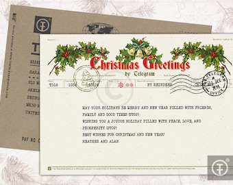Christmas Telegram / Christmas Greetings