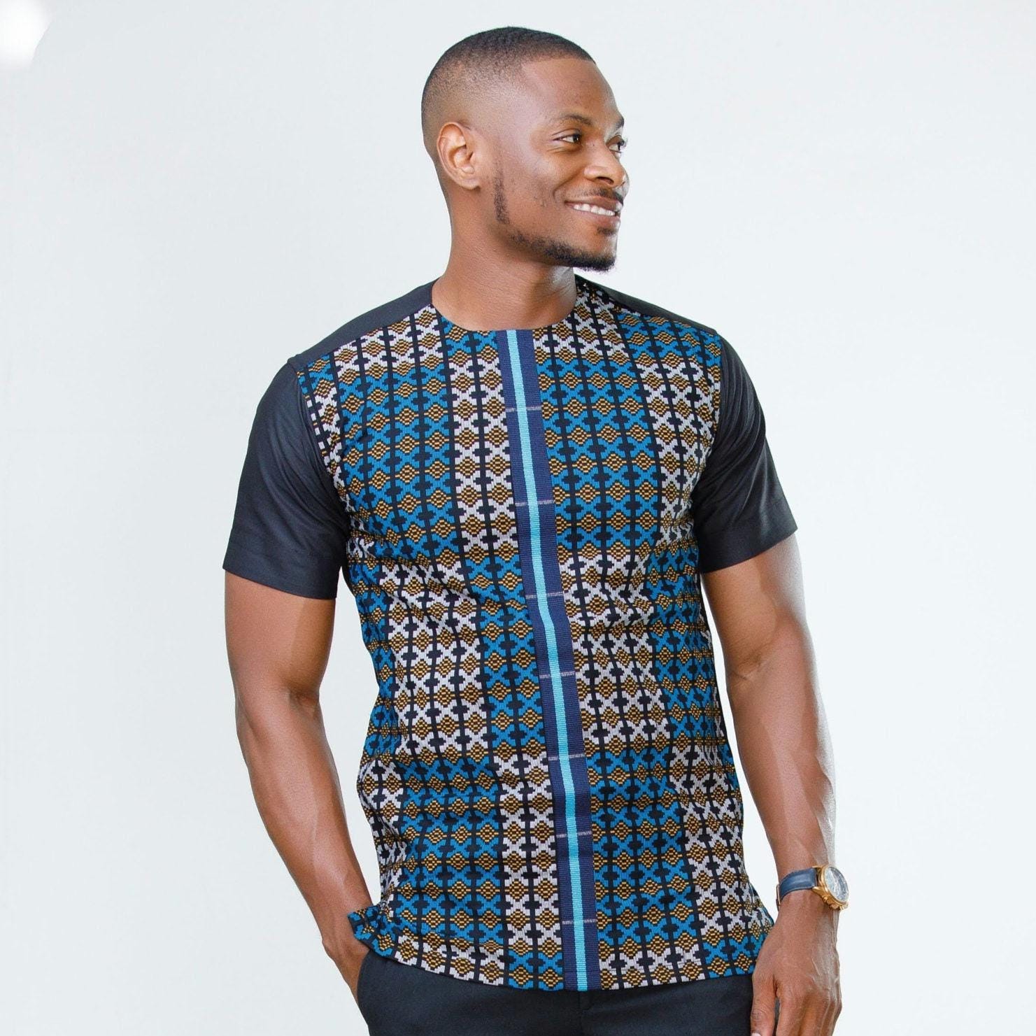 Tunicas Masculinas Tunicas De Capulana Para Homens Roupas