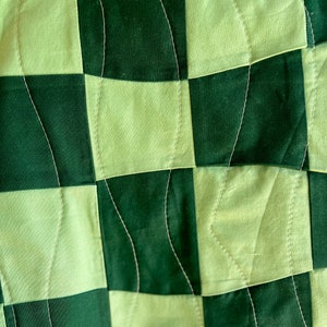 Green Checkered Betty Bag image 7