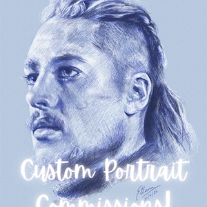 Digital Pencil Portrait Commission