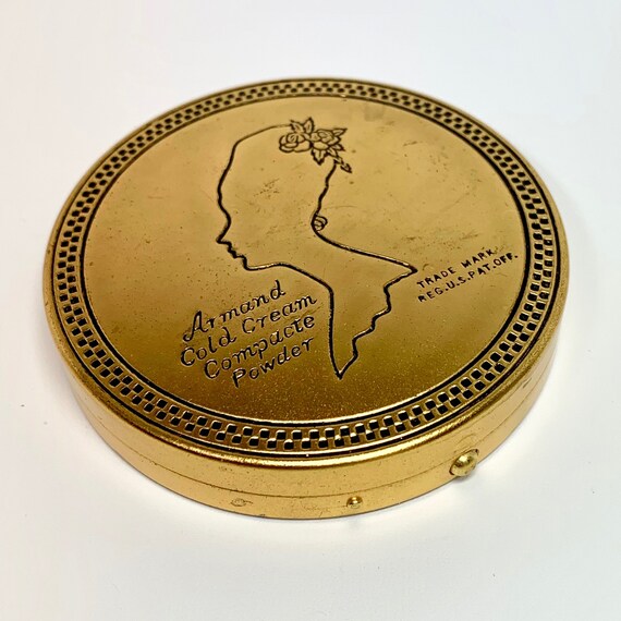 Compact Mirror, Vintage Powder Compact, Armand Col