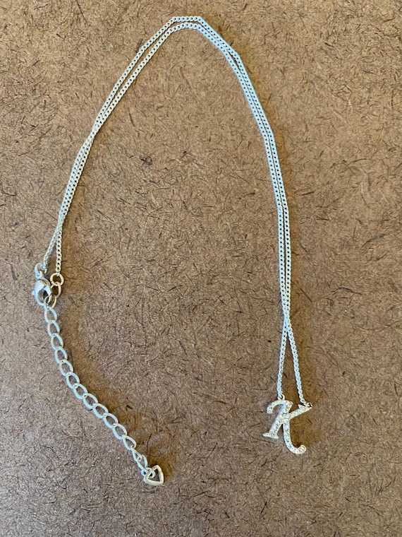 Initial Necklace - Sterling Silver View 5