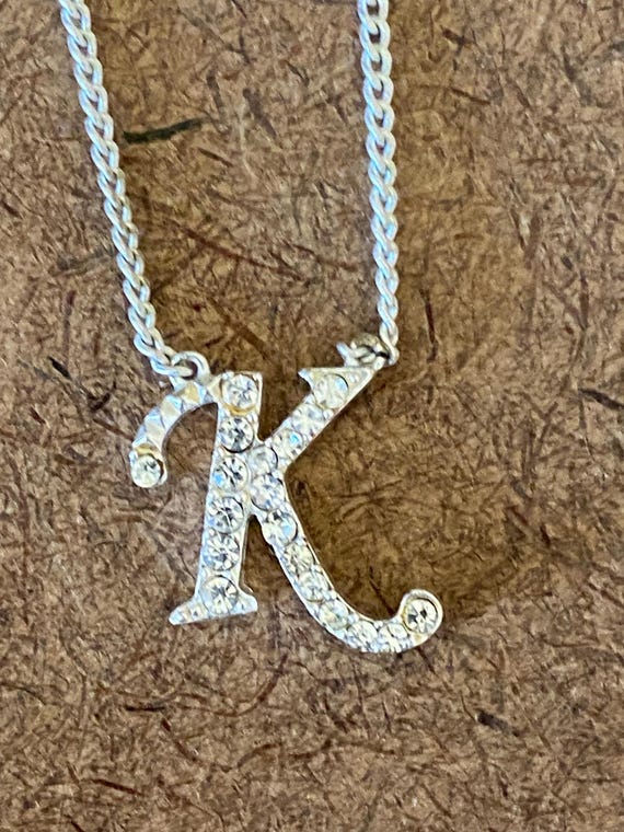 Initial Necklace - Sterling Silver
