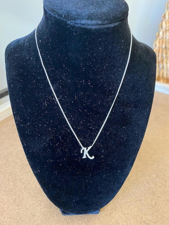 Initial Necklace - Sterling Silver View 2