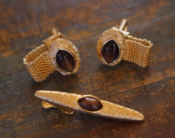 Most Valuable Vintage Swank Manschettenknu00f6pfe Tie Pin Set In