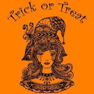 Trick or Treat Witch SVG, PNG Files Cricut READY!