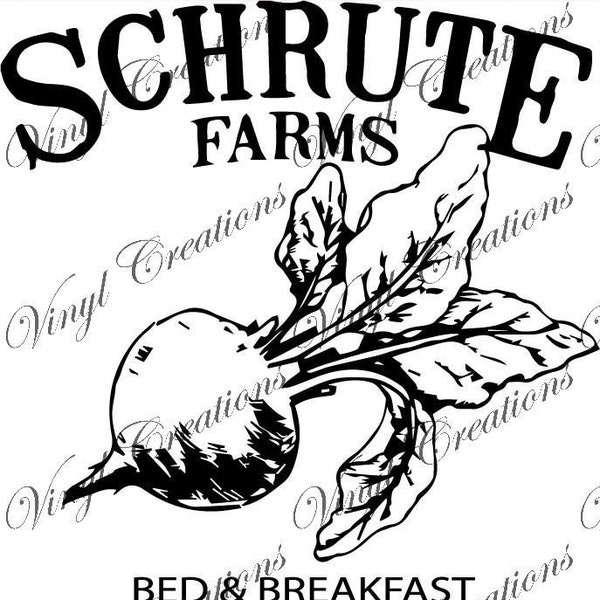 Schrute Farms SVG & PNG File
