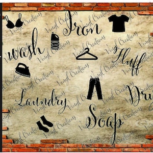 Paquete de lavandería grande Archivos digitales | Etsy