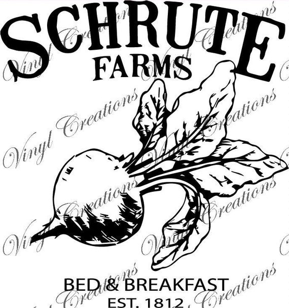 Schrute Farms Svg Png File Etsy