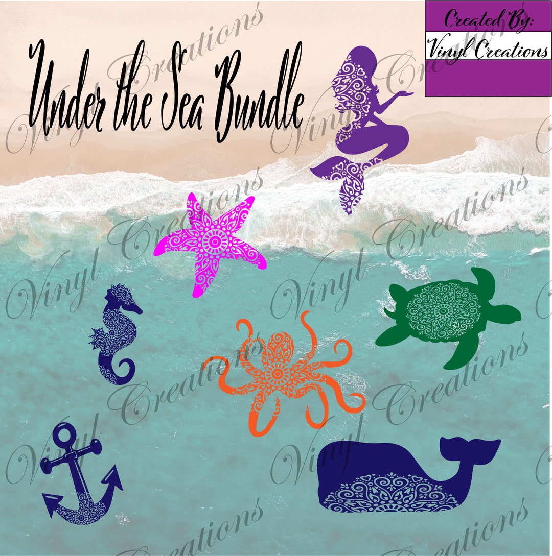 Under the Sea Bundle! SVG & PNG - Etsy