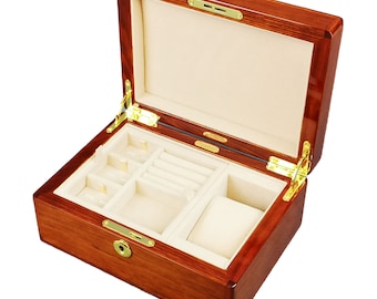 Hillwood Rosewood Gents Valet Box with Lock (YR016V)