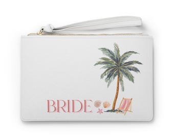 Bride Tropical Clutch Vegan Leather